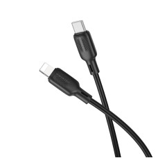Cablu Borofone Borofone BX113 PD Lenny silicone charging data cable IP (L=3M) [Black]