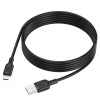 Cablu Borofone Borofone BX113 Lenny silicone charging data cable Micro (L=3M) [Black]