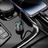 Incarcator auto Borofone BZ30 Absolute PD30W+QC3.0 car charger (1C1A) [Transparent-Black]
