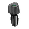 Incarcator auto Borofone BZ31 Solid single-port QC3.0 car charger [Black]