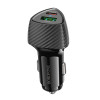 Incarcator auto BZ31C Solid PD30W+QC3.0Q car charger (1C1A) [Black]