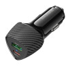Incarcator auto BZ31C Solid PD30W+QC3.0Q car charger (1C1A) [Black]