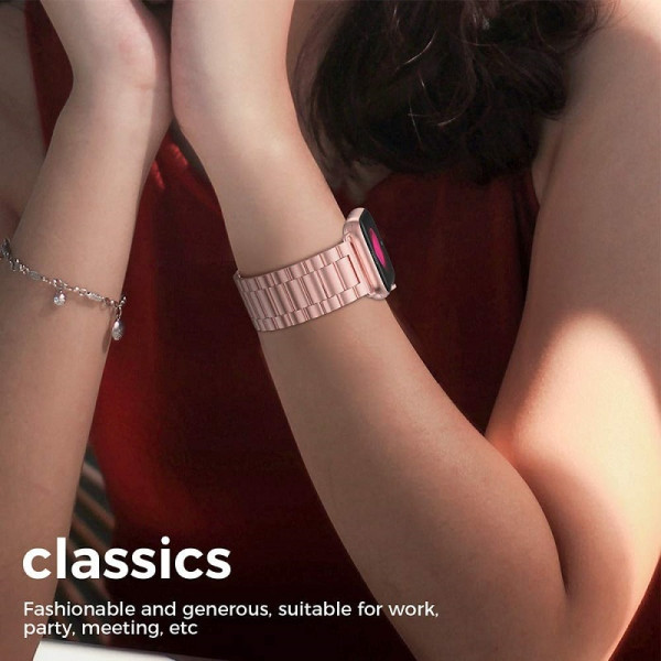 Curea Goospery Metal Band Apple Watch (44 mm) [Rose-Gold]