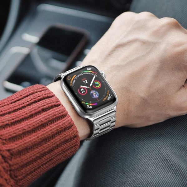 Curea Goospery Metal Band Apple Watch (40 mm) [Silver]