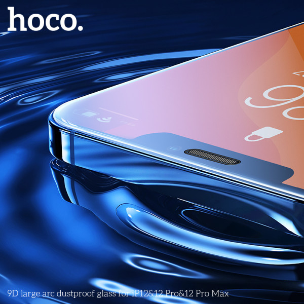 Защитное Стекло Hoco A34 large arc for iPhone 12 Pro Max [Black]