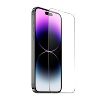 Sticla protectoare Hoco 9D large arc dustproof glass for iPhone 15 Pro (A34) [Black]