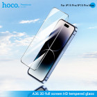 Защитное стекло Hoco 3D full screen HD tempered glass for iPhone 15 Pro (A36) [Black]