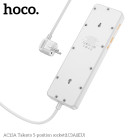 Удлинитель Hoco AC13A Talento 5-position socket(1C3A) [White]