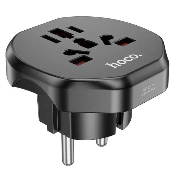 Adaptor de retea Hoco AC6 (EU) [Black]