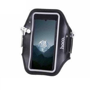Спортивный чехол для телефона на руку Hoco BAG01 Sports armband [Black]