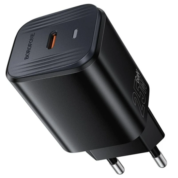 Încărcător de rețea compact Borofone BAS84A [Black]