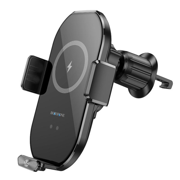 Suport Auto Borofone BH205 Rusher wireless fast charging [Black]