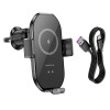 Suport Auto Borofone BH205 Rusher wireless fast charging [Black]