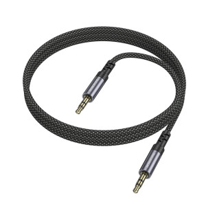 Cablu Borofone BL24 Graceful audio cable AUX [Metal Grey]