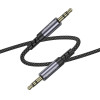 Cablu Borofone BL24 Graceful audio cable AUX [Metal Grey]