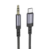 Cablu Borofone BL24 Graceful digital audio conversion cable Type-C [Metal Grey]
