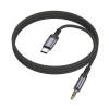 Cablu Borofone BL24 Graceful digital audio conversion cable Type-C [Metal Grey]