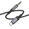Cablu Borofone BL24 Graceful digital audio conversion cable Type-C [Metal Grey]