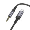 Cablu Borofone BL24 Graceful digital audio conversion cable Type-C [Metal Grey]