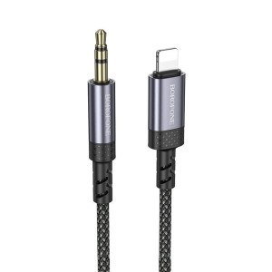 Cablu Borofone BL24 Graceful digital audio conversion cable iP [Metal Grey]