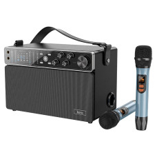 Boxa Portabila Hoco BS50 Chanter + 2 Microfoane [Black]