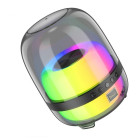 Boxa Portabila BS58 Crystal colorful luminous BT speaker [Magic Black Night]