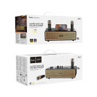 Портативная колонка с микрофоном Hoco BS63 Graceful wireless dual-mic BT speaker [Black]