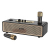 Boxa portabila cu microfon Hoco BS63 Graceful wireless dual-mic BT speaker [Black]