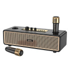 Портативная колонка с микрофоном Hoco BS63 Graceful wireless dual-mic BT speaker [Black]