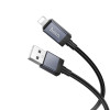Cablu Hoco X118 Generous charging data cable with display iP [Black]
