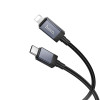 Кабель Hoco X118 Generous PD27W charging data cable with display iP [Black]