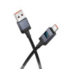 Cablu Hoco X118 Generous 5A charging data cable with display Type-C [Black]
