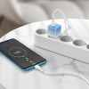 Incarcator de retea Hoco C101A PD20W Type-C to Type-C [Ice-Blue]