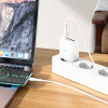 Incarcator de retea Hoco C102A Fuerza QC3.0 + Cablu Type-C [White]