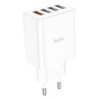 Incarcator de retea Hoco C102A Fuerza 4 Port (QC3.0) [White]