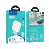 Incarcator de retea Hoco C104A Stage + Cablu USB-C to USB-C (PD20W) [White]