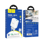 Incarcator Hoco C105A Stage + Cablu USB-C to Lighting (PD20W+QC3.0) [White]