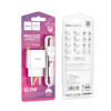 Incarcator de retea Hoco C106A Leisure + Cablu Type-C (2.1A) [White]