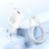 Incarcator de retea Hoco C109A(10.5W) Fighter single port charger set(Type-C)(EU) [White]