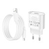Incarcator de retea Hoco C109A(10.5W) Fighter single port charger set(iP)(EU) [White]