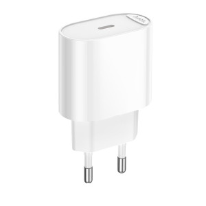 Incarcator de retea Hoco C109A(PD20W+QC3.0) Fighter PD20W+QC3.0 charger(EU) [White]
