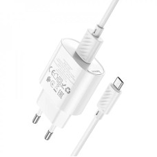 Incarcator de retea Hoco C109A Fighter + Cablu Micro USB (QC3.0) [White]