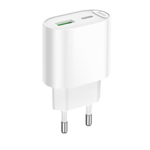 Incarcator de retea Hoco C109A(PD20W+QC3.0) Fighter PD20W+QC3.0 charger(EU) [White]