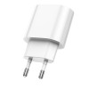 Incarcator de retea Hoco C109A(PD20W+QC3.0) Fighter PD20W+QC3.0 charger(EU) [White]