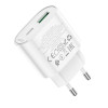 Incarcator de retea Hoco C109A(PD20W+QC3.0) Fighter PD20W+QC3.0 charger(EU) [White]