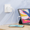 Incarcator de retea Hoco C110A Lucky dual-port PD35W (2C) [White]