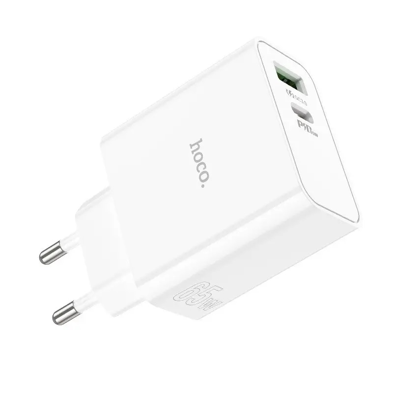 Incarcator de retea Hoco C113A Awesome (PD65W + QC3.0) [White]