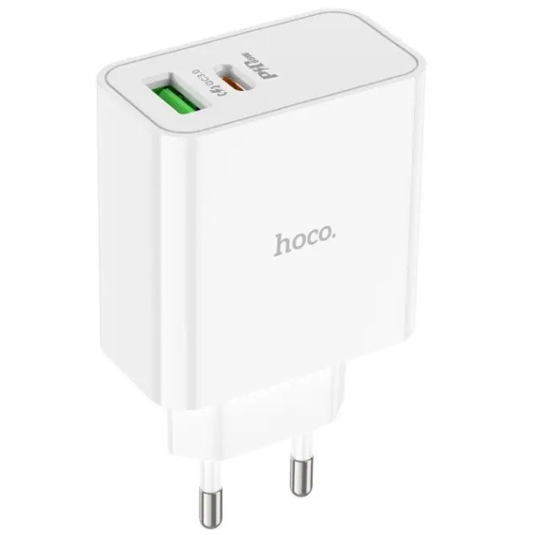 Incarcator de retea Hoco C113A Awesome (PD65W + QC3.0) [White]