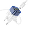 Зарядное устройство Hoco C125A PD20W (C to iP) [Transparent-Blue]