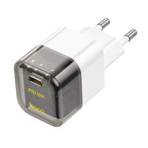 Incarcator de retea Hoco C125A PD20W charger [Transparent-Black]